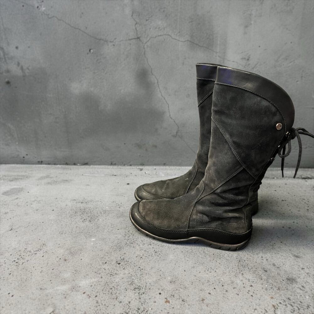 The North Face Janey II Black Suede Tall Boots Women's US 8 / EU 39